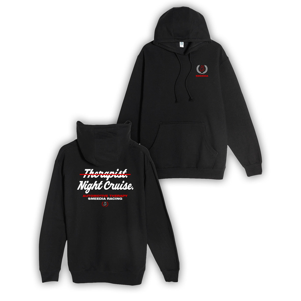 Automotive Therapy Hoodie- Black