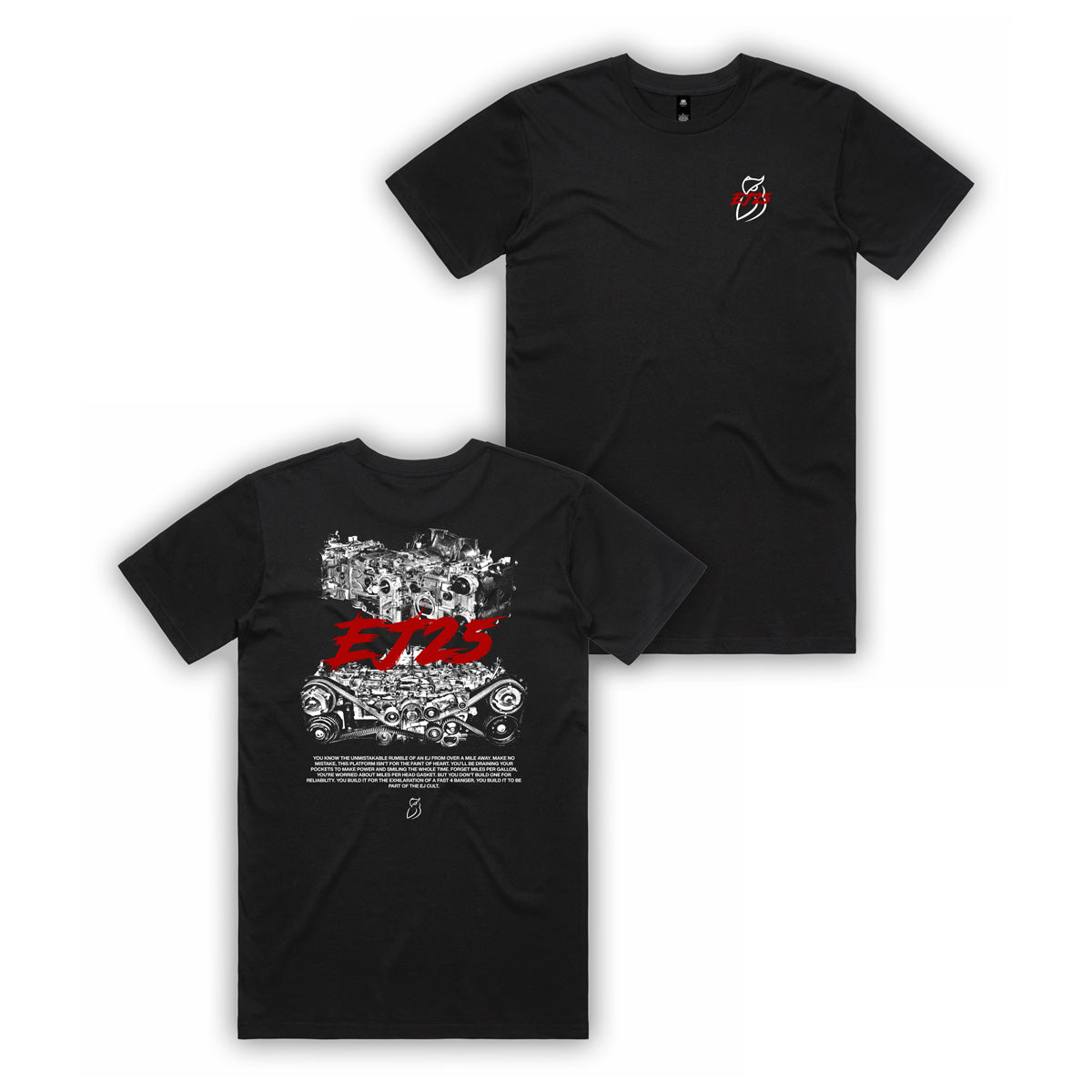 EJ25 Tee- Black