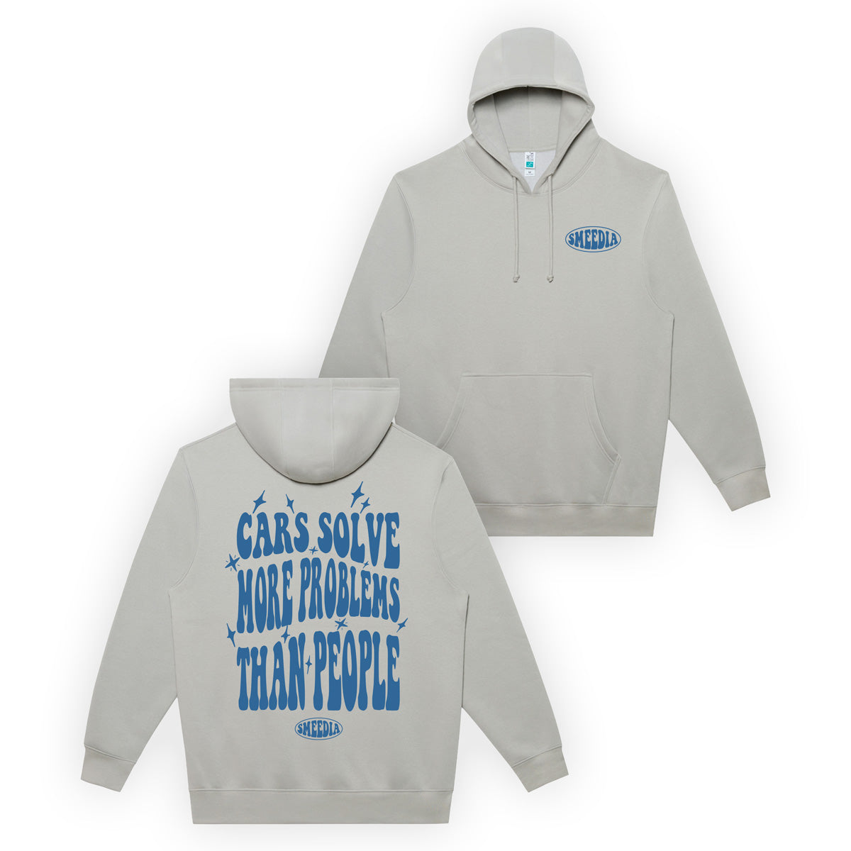 Problem Hoodie- Light Grey