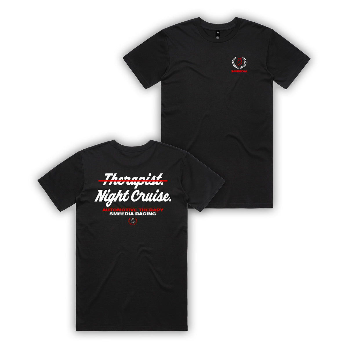 Automotive Therapy Tee- Black