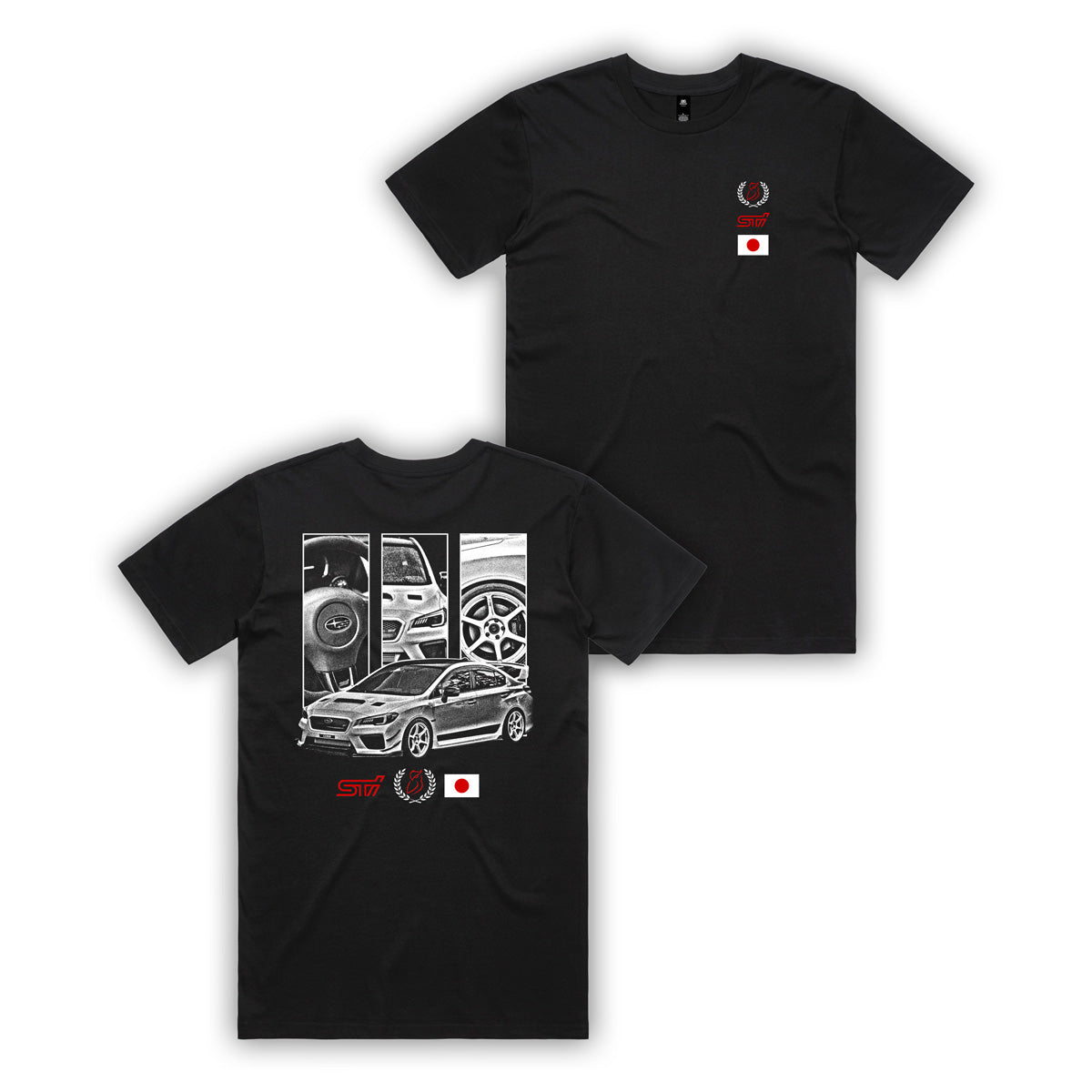VA STi x Smeedia Tee- Black